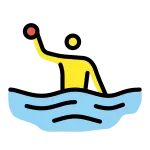 Person Playing Water Polo SVG Icon